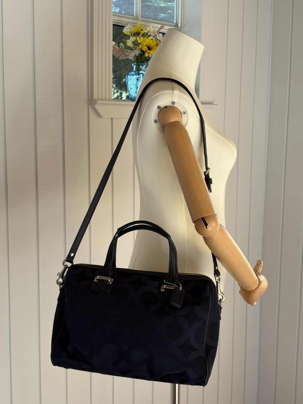 Coach Taylor Op Art Satchel F25503 Midnight NWT Shoulder Bag $358 MSRP